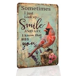 Vintage Cardinal Metal Tin Sign,celebration Of Life Wall Decor, Inspirational.... Fixed Price $17.75.