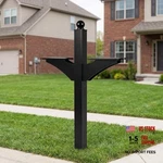 Colingmill Double Mailbox Post - Heavy Duty Iron Stand Multifunctional. Fixed Price $182.26.