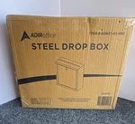 Adiroffice Steel Parcel Drop Box Weather Resistant White Wall Mount ADI631-03-W. Fixed Price $52.00.