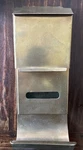 Antique Edwardian Solid Brass Mailbox W/ Newspaper Holder 14 X6 X4 Cottagecore. Fixed Price $49.99.