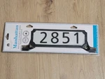Architectural Mailboxes Manhattan Address Plaque Black Numbers Double Side New. Fixed Price $17.11.