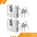 2PCS 1.6" High Security Padlock Steel D-shaped Heavy Duty 4 Keys. Fixed Price $20.89.