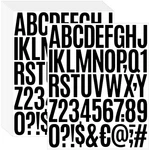 500 Pcs 2 Inch Vinyl Waterproof Letter STICKERS,10 Sheets Self-adhesive Alpha.... Fixed Price $14.44.