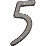 Hy-ko 4 In. White House Number Five 029069306052 Plastic. Fixed Price $9.39.