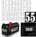 60 Pcs White Mailbox Numbers, Vinyl Waterproof Stickers For Outside, Address. Fixed Price $11.99.