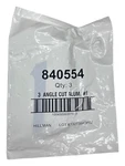 New Hillman 840554 Angle-cut Aluminum #1 (lot Of 3) Fast Shipping. Fixed Price $11.99.