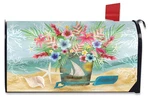 Briarwood Lane Coastal Flowers Summer Mailbox Cover. Fixed Price $15.95.