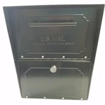 Oasis Tribolt Black Locking Parcel Architectural Mailboxes Open. Fixed Price $99.99.