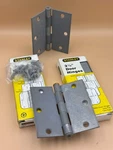 Stanley Steel Door 3 1/2" Square Corner 4 Total. Fixed Price $12.99.
