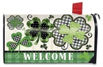 Briarwood Lane Patterned Shamrocks Oversized Mailbox Cover. Fixed Price $19.95.