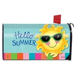 Briarwood Lane Hello Summer Sun Oversized Mailbox Cover. Fixed Price $19.95.