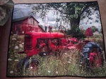 Handmade, Quilted, Tractor Wall Hanging. Great Father's Day Gift. Fixed Price $50.00.
