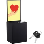 Metal Donation Box Lock 6.7 5 8 Inch Safe Ballot Suggestion With.... Fixed Price $38.64.