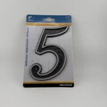 Hillman 845897, Number #5 - 6" Reflective Plastic, New In Package. Fixed Price $5.23.