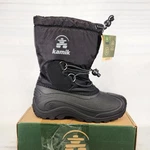 2 Big Kids - Kamik North Pole Waterproof Insulated Snow Boots Black. Fixed Price $39.20.