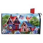 Briarwood Lane Home Of The Free Birdhouses Mailbox Cover - Standard Size. Fixed Price $16.95.