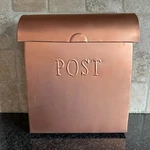 Nach Sylvia Copper Post Wall Mount Curved Top Lid Euro Vertical. Fixed Price $98.99.