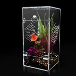 Acrylic Jumping Spider Enclosure, Secure Front Opening Door, 4X4X8 Inch. Fixed Price $22.40.