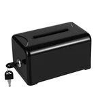 Polmart Tip / Donation Suggestion Business Card Collection Box With Black. Fixed Price $14.69.