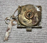 Antique Usps Office Postal Box Door Lock & Key. Fixed Price $15.00.
