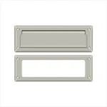 Deltana MS626 Nickel 8-7/8"W Solid Brass Mail Slot With Interior Frame. Fixed Price $68.78.