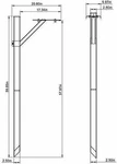 Gibraltar Mailboxes Drive-in-post Galvanized Steel, Kit, SDPK0000. Fixed Price $66.88.