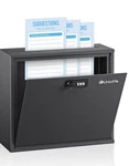 Suggestion Box Wall Mount Lockable Drop W/ Cards Office Ballot. Fixed Price $24.99.