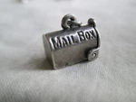 Vtg Sterling Charm Older Mail Box With Opening Door Front. Fixed Price $12.99.