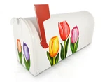 Mailbox Magnet (partial Cover) Tulips Spring Set Of 5 Better Than Decal!. Fixed Price $18.95.