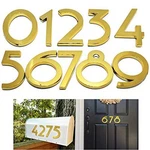 Diggoo 10 Pack Mailbox Numbers 0-9, Inch High, Door Address 2" Gold. Fixed Price $20.23.
