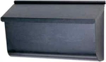 Gibralter Woodland Wall Mount Mailbox L4010WB0 - Black Galvanized Steel. Fixed Price $39.99.