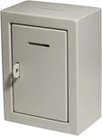 Metal Charity Collection Box Secure With Slot & Wall Mount - 8.5X6.5X4" Drop. Fixed Price $90.90.