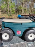 STEP2 Rolling Garden Cart/stool For Weeding And Plant W/interior Storage. Fixed Price $30.00.