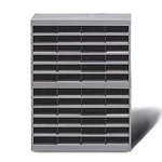 Safco 9231GRR Literature Organizer, 60 Compartments, Gry. Fixed Price $1004.99.