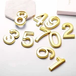 Hopewan Mailbox Numbers 1/2IN, Self Stick Door Number, Small Gold Sign Stic.... Fixed Price $15.75.