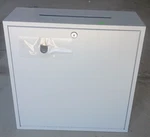 Buddy Products Wall Mount Metal Office Mailbox Wedding Decor Donation White. Fixed Price $24.00.