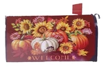 Fall Beauty Floral Magnetic Mailbox Cover Welcome Autumn Pumpkins Briarwood Lane. Fixed Price $15.29.