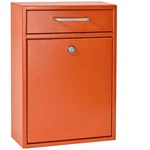 Boss 7425 High Security Steel Locking Wall Mounted Mailbox Orange. Fixed Price $90.00.