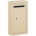 Salsbury Slim Surface Mounted Letter Box With Commercial Lock Sandstone. Fixed Price $313.76.