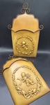 Southern Living Glorious Metal Door Bucket Cherub French Country Wall Decor. Fixed Price $45.00.
