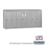 Salsbury Vertical Mailbox - 7 Doors Aluminum Surface Mounted Usps Access. Fixed Price $999.78.