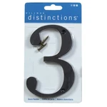 Hillman Distinctions 4-IN. Flush Mount Black House Number 3. Fixed Price $9.75.