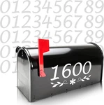 Reflective Mailbox Numbers For Outside 5 Sets, 3" Tall, 0-9 House Address. Fixed Price $20.99.