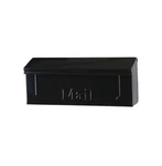 Architectural Mailboxes Wall Mount Galvanized Steel Black 15.1" 6". Fixed Price $22.99.