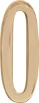 Hillman 4-IN. Gold Decorative Self-adhesive Domed House Number 2-PACK. Fixed Price $10.00.