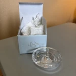 New Box. Lenox 837370 Adorn Stylish Crystal Body Ring Holder, 3.5" & 2". Fixed Price $31.99.