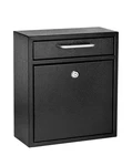 Adiroffice Mailbox For Outside Wall With Key Lock 631-05-BLK (missing Handle). Fixed Price $29.99.