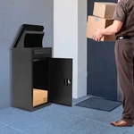 Wall-mounted Parcel Drop Box, Package Delivery Large Mail With Key Lock. Fixed Price $212.34.