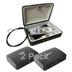 Sepox Water/fireresistant Portable Security Case Lock Box Steel, Small Perso.... Fixed Price $69.20.