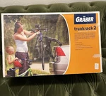 Graber Trunkrack 2 Bike Carrier -carries Bicycles W/ Assembly Free Design. Fixed Price $35.00.